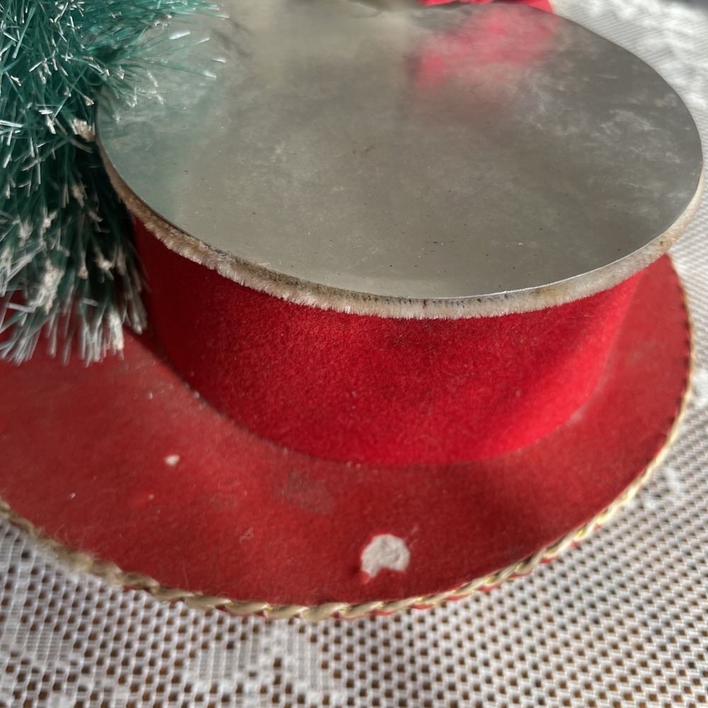 Vintage Musical Christmas Assemblage Stand Pixie Mercury Bead Bottle Tree Japan - Picture 11 of 16